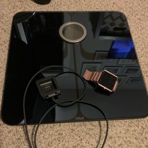 Fitbit scale and smart watch